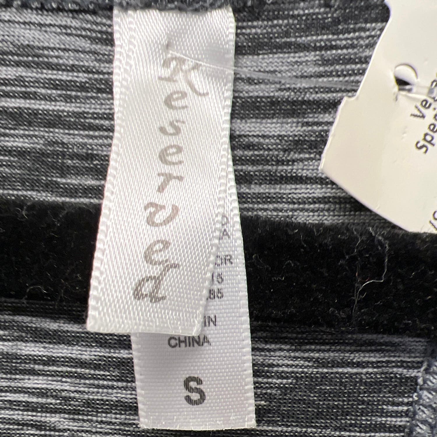 Nwt Reserved Women’s Las Vegas Pullover Racerback Tank Top Size S Gray Black — image 3 of 5